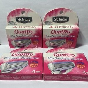 Schick Quattro Women Ultra Smooth Acai Razor Blades Refills